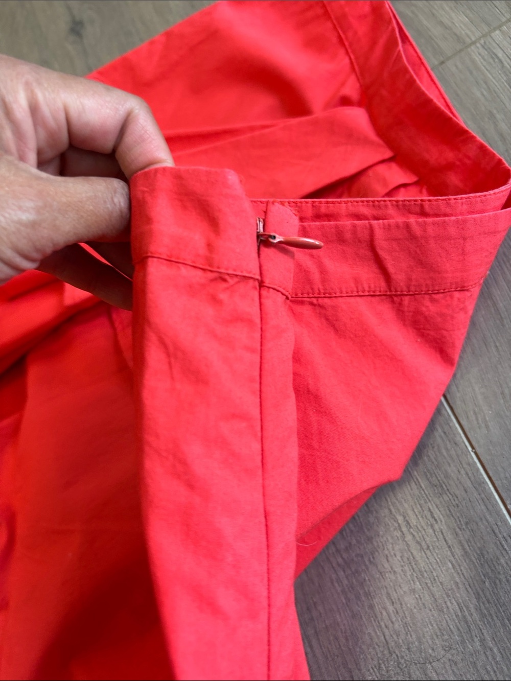 Joie Ruffle poplin Salsa midi High-Low Skirt - Picture 4 of 6